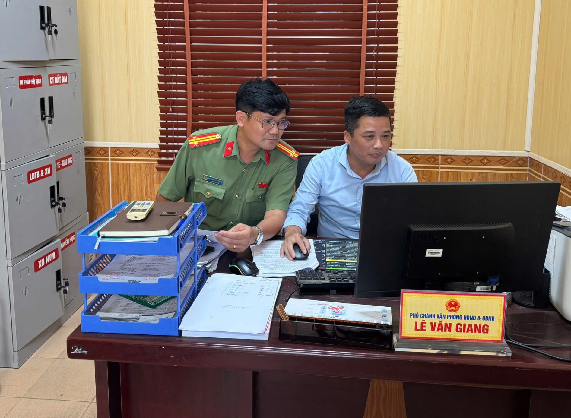 Công an xã Mao Điền chủ động tham mưu công tác bảo vệ bí mật nhà nước trên địa bàn xã
